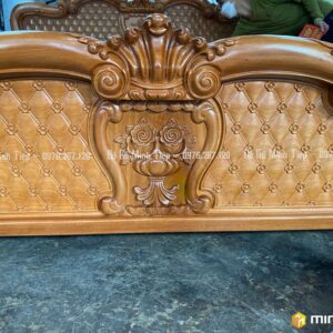 GIƯỜNG HOA HỒNG TRÁM GỖ GÕ