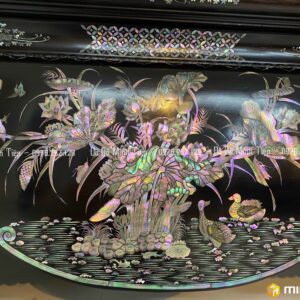 SẬP KHẢM LIÊN CHI SEN VỊT GỖ GỤ