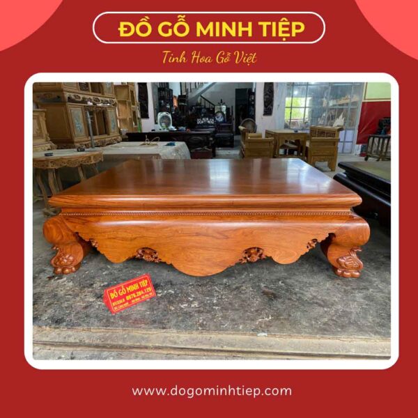 SẬP TRƠN CHÂN QUỲ GỖ HƯƠNG