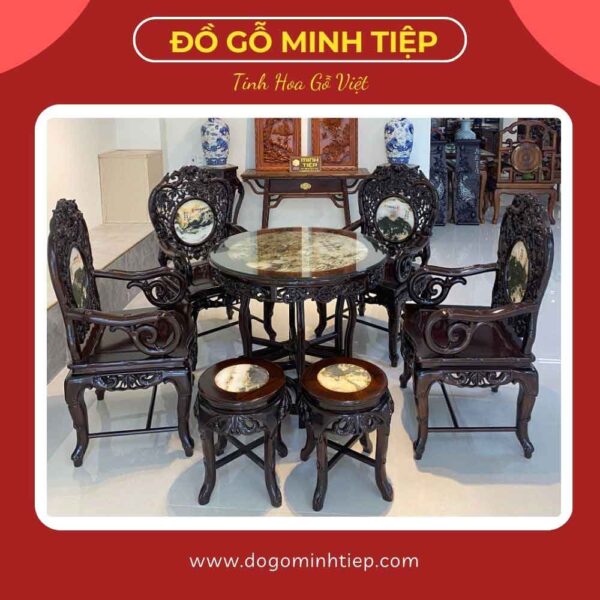 BỘ-BÀN-GHẾ-TRÚC-KÉP-GỖ-GỤ