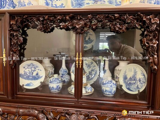 TỦ CHÈ NÈO NHO SÓC BỆ TRÚC GỖ GỤ