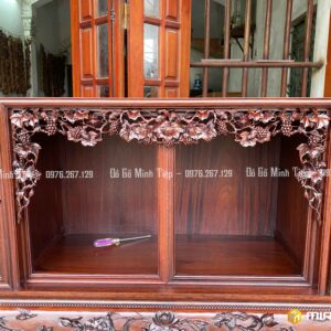 TỦ CHÈ CÁNH ĐÔNG BÍCH GỖ GỤ