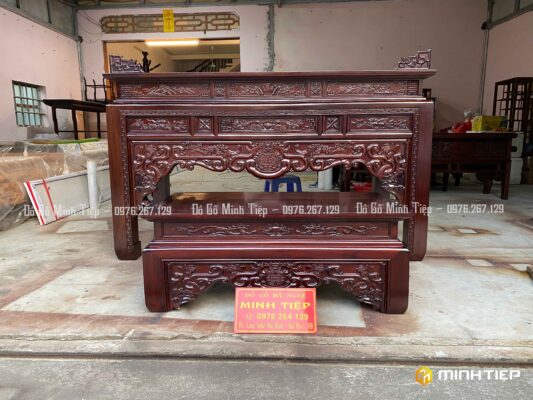 BÀN THỜ TRUYỆN NHƯ Ý GỖ GỤ