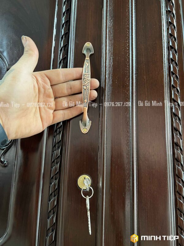 TỦ QUẦN ÁO GỖ GỤ 3 BUỒNG 4 CÁNH