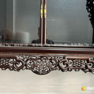 TỦ CHÈ CÁNH CONG KHẢM ĐÔNG BÍCH