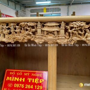 TỦ CHÈ TÍCH VĂN VƯƠNG GỖ GỤ TRẦN MỘC