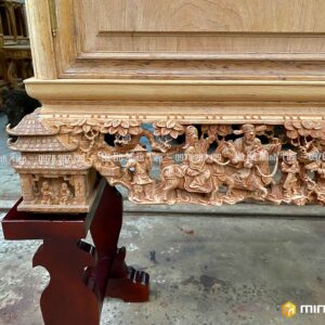 TỦ CHÈ TÍCH VĂN VƯƠNG GỖ GỤ TRẦN MỘC