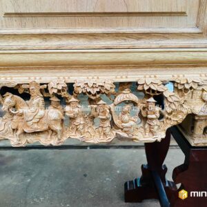 TỦ CHÈ TÍCH VĂN VƯƠNG GỖ GỤ TRẦN MỘC