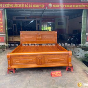 GIƯỜNG NGỦ CHỮ X GỖ GÕ