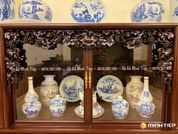 TỦ CHÈ NÈO NHO KHẢM CẢNH HỒNG CHĨ