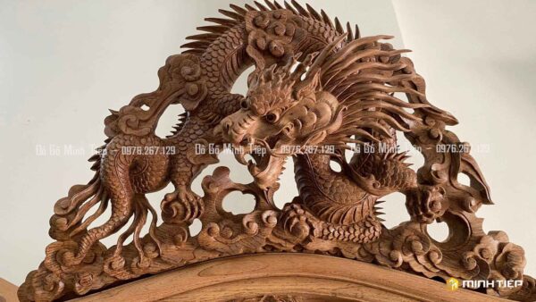 TỦ CHÙA BẦU ĐỤC CHIM HOA