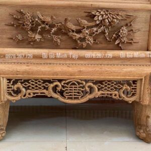 TỦ CHÙA BẦU ĐỤC CHIM HOA