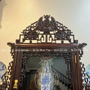 TỦ BÀY ĐỒ TRIỆN DƠI GỖ GỤ