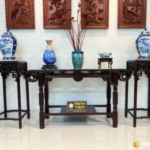 BÀN CUỐN ĐĨA MẶT ĐÁ CÓ SÀN GỖ GỤ