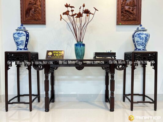 BÀN CUỐN ĐĨA MẶT ĐÁ KHÔNG SÀN GỖ GỤ