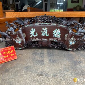 CUỐN THƯ MAI THỌ KHẢM ỐC 1M55 GỖ GỤ