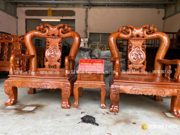 BỘ QUỐC ĐÀO TAY 12 GỖ HƯƠNG ĐÁ