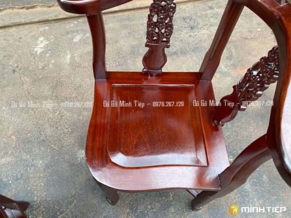 BỘ BÀN GHẾ GÓC GỖ GỤ