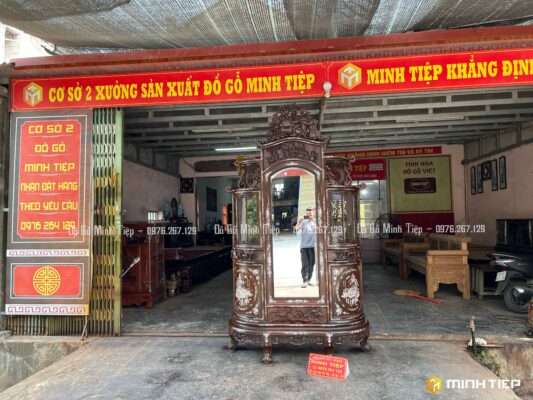 TỦ CHÙA ĐỤC TÍCH KHẢM ỐC