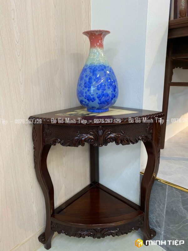 ĐÔN GÓC LOUIS GỖ GỤ