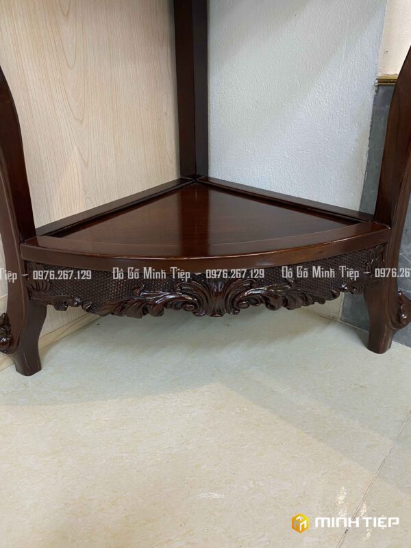 ĐÔN GÓC LOUIS GỖ GỤ