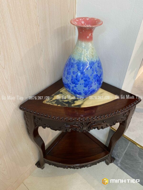 ĐÔN GÓC LOUIS GỖ GỤ
