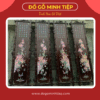 TRANH TỨ QUÝ KHẢM CHIM HOA GỖ GỤ (2)