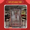 TỦ BÀY ĐỒ CHẠM TRÚC CHIM HOA