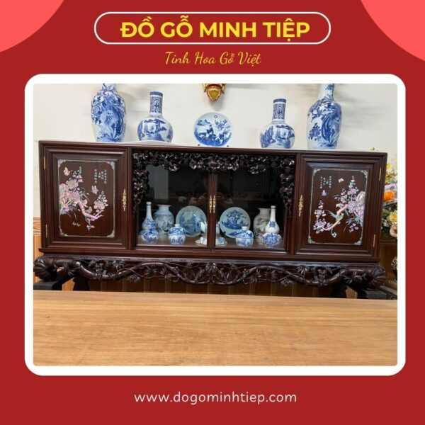 TỦ CHÈ NÈO NHO KHẢM CẢNH HỒNG CHĨ