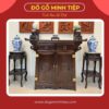 TỦ THỜ CÁNH ĐỤC CHỮ THỌ GỖ GỤ