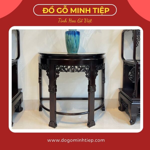 BÀN BÁN NGUYỆT MAI CỠ ĐẠI GỖ GỤ