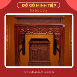 Bàn Thờ hạ nền Gỗ Hương 127_67_127 - 21tr (2)