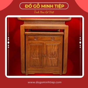 Bàn Thờ mâm Trượt Gỗ Đỏ 107_61_127 14tr