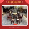 Bộ Ghế Trúc Đơn gỗ Gụ