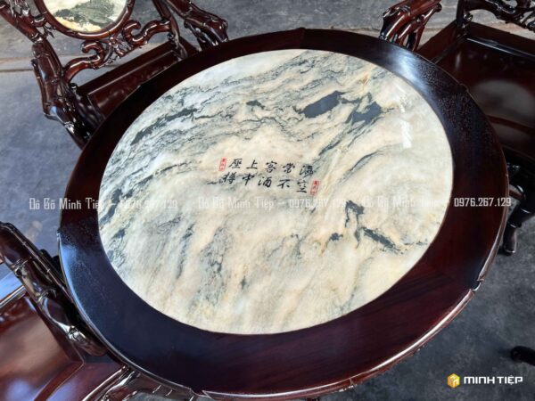Bộ Ghế Trúc Đơn gỗ Gụ