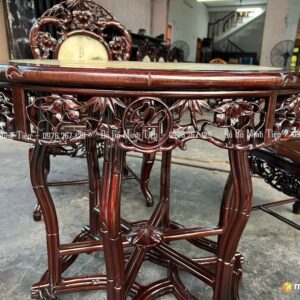 Bộ Ghế Trúc Đơn gỗ Gụ