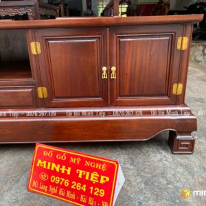 KỆ TIVI TRƠN GỖ GỤ