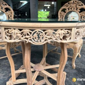 BỘ GHẾ TRÚC ĐƠN TRẦN MỘC GỖ GỤ