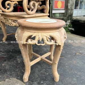 BỘ GHẾ TRÚC ĐƠN TRẦN MỘC GỖ GỤ