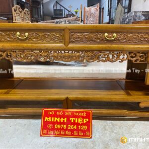 KỆ TIVI MÓC GỖ GỤ