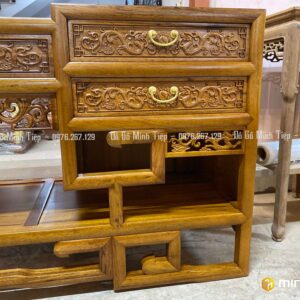 KỆ TIVI MÓC GỖ GỤ