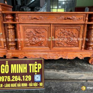 KỆ TIVI CỘT NHO GỖ HƯƠNG