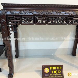 BÀN BÀY ĐỒ TRUYỆN DẮT CHÂN MÓNG GỖ GỤ