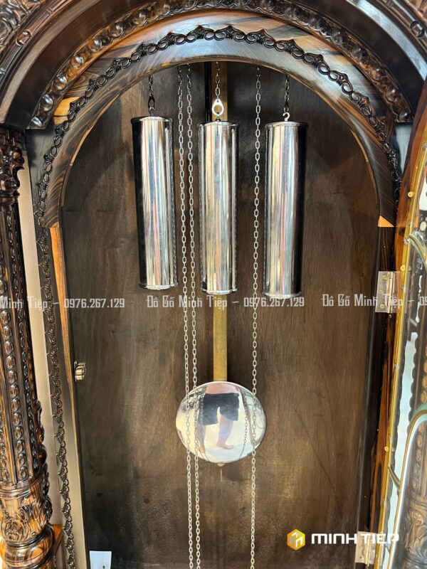 ĐỒNG HỒ QUẢ TẠ GỖ MUN HOA LÀO-(1)