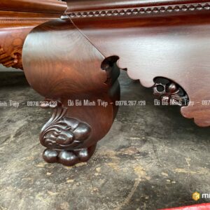 SẬP TRƠN CHÂN QUỲ GỖ GỤ