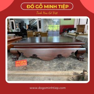 SẬP TRƠN CHÂN QUỲ GỖ GỤ