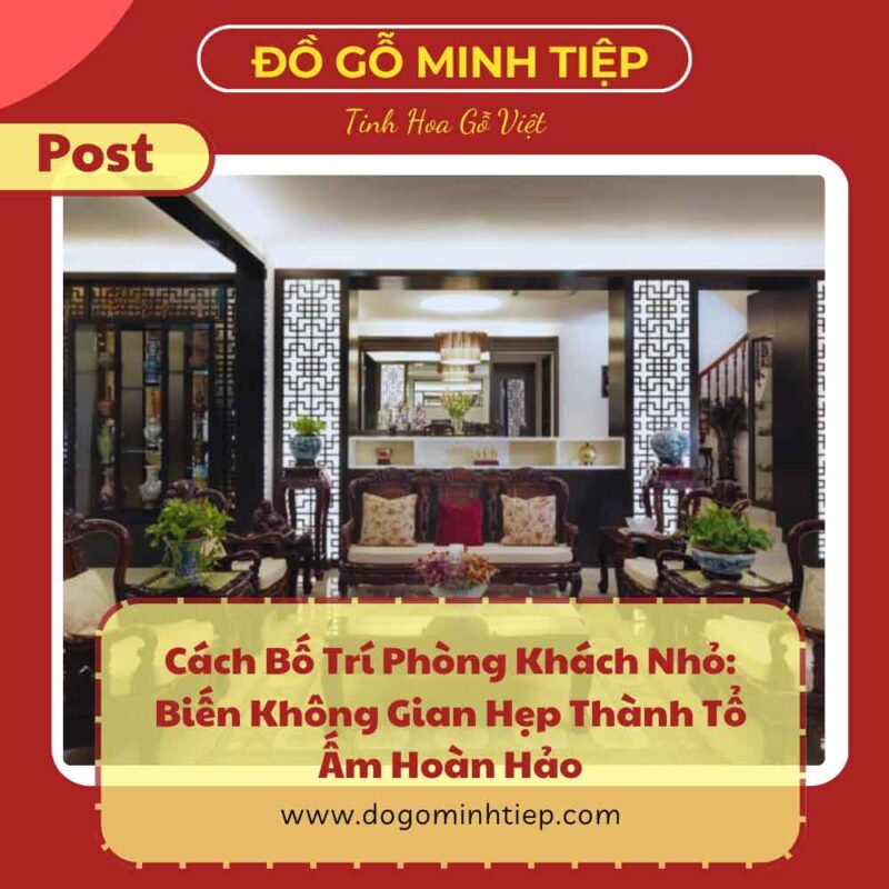 cách bố trí phòng khách nhỏ