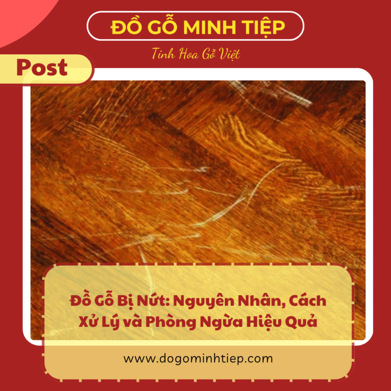 đồ gỗ bị nứt nẻ