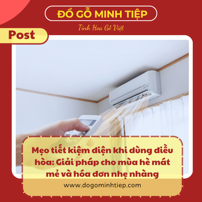 tiết kiệm điện khi dùng điều hòa