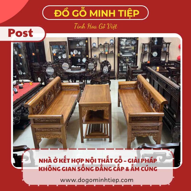 nhà ở kết hợp nội thất